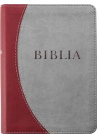 Biblia - standard, puhatáblás, varrott - szürke/bordó (RUF 2014)