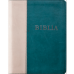 Biblia - standard, puhatáblás,varrott - zöld/szürke (RUF 2014)