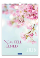 Nagy falinaptár 2026 (1/1) – Nem kell félned (virágok)