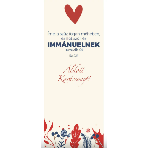 Karácsonyi könyvjelzõ