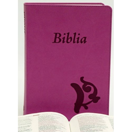 Károli Biblia 2.0 Nagyméretű, varrott, lila - újonnan revideált