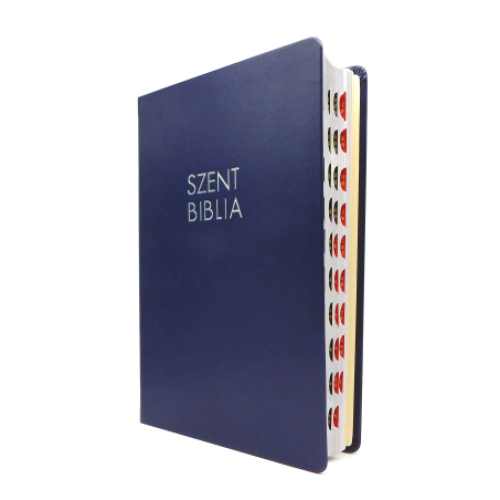 Biblia Patmos - Nagy - Sötétkék - Regiszteres