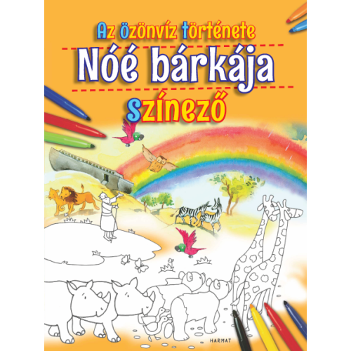 Nóé bárkája színező – Az özönvíz története