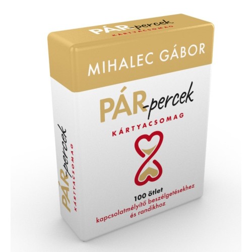 Pár-percek kártyacsomag – 100 ötlet kapcsolatmélyítő beszélgetésekhez és randikhoz