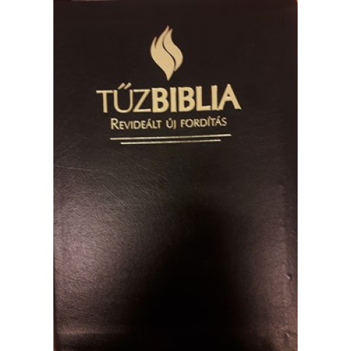 Tűzbiblia deluxe bőrkötés (lekerekített gerinccel, puha) Magyarázatos Biblia a Revideált Új Fordítás szövegével Donald C. Stamps és dr. J. Wesley Adams
