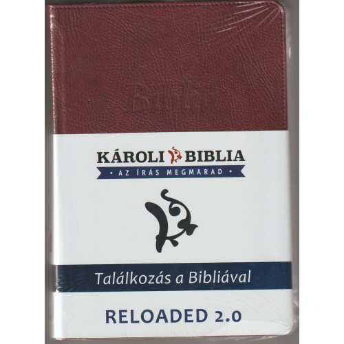 Biblia Újonnan revideált Károli RELOADED - középméretű, sötétbordó