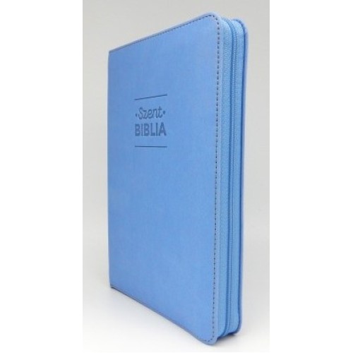Patmos Biblia - Közepes Világoskék - cibzáros
