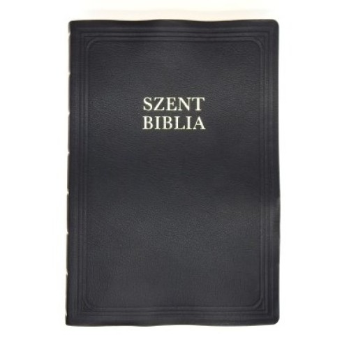Biblia Patmos - Extra nagy - Fekete - Bőr